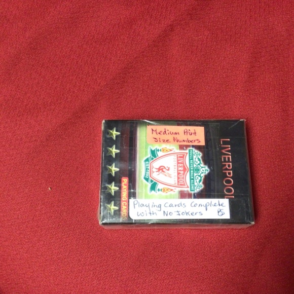 LIVERPOOL Football club playing cards - Picture 2 of 2